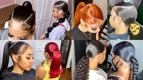 cute ponytail ideas for black hair|cute ponytail hairstyles black girls.